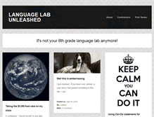 Tablet Screenshot of languagelabunleashed.org